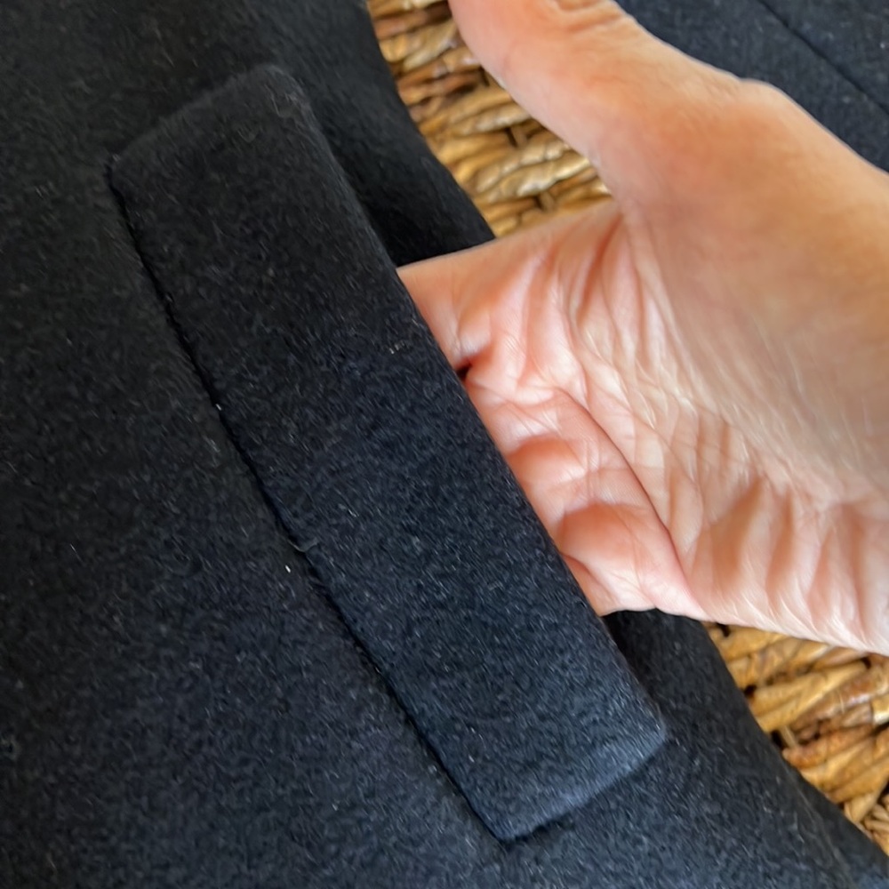 Zara Basic Double Breasted Wool Blend Long Pea Co… - image 7